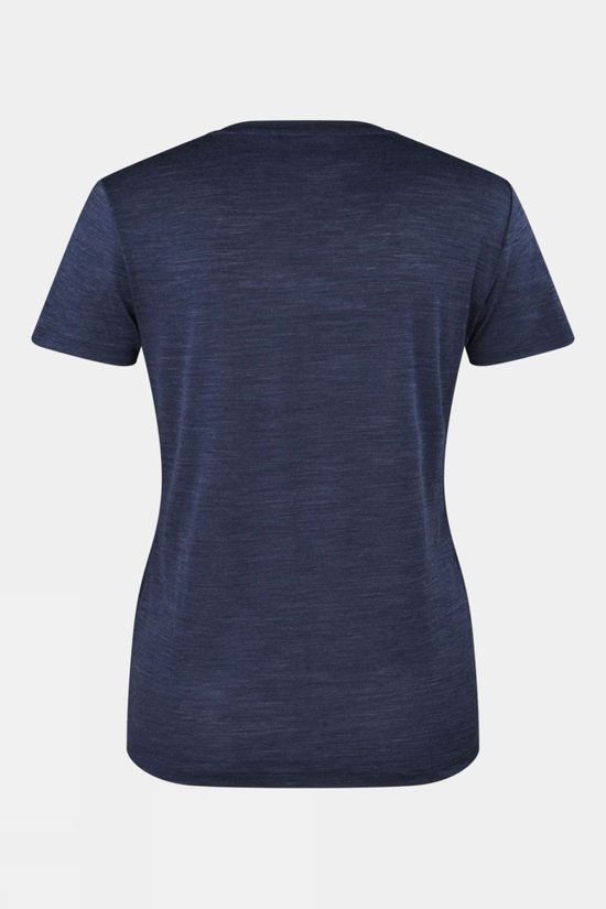 Womens Ridge Trail Merino Print T-Shirt
