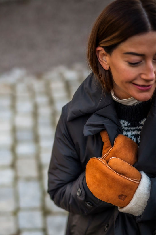 Womens Sheepskin Mitts