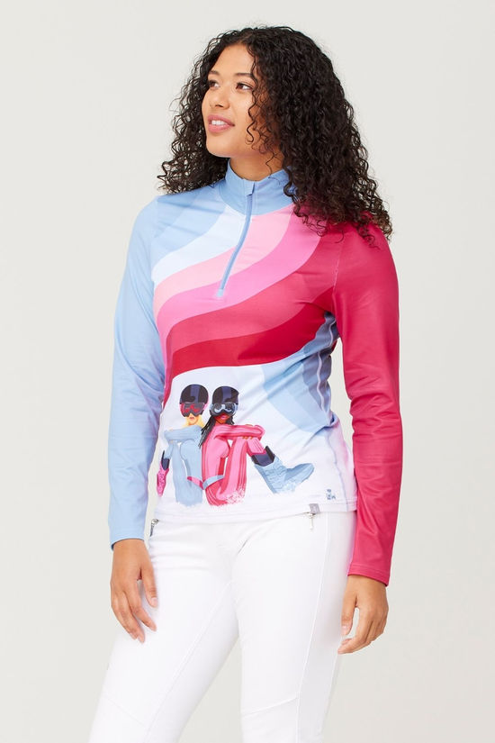 Womens Ski Disco Base Layer Top