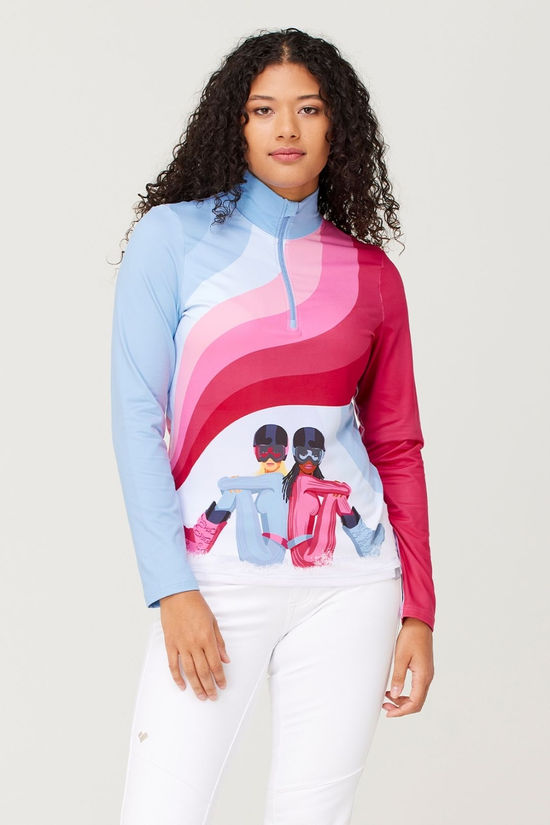 Womens Ski Disco Base Layer Top