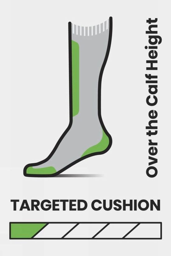 Womens Ski Targeted Cushion OTC Socks