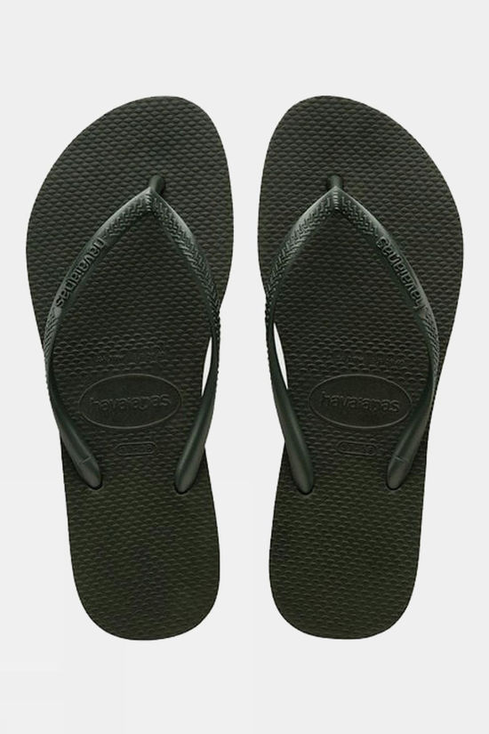 Womens Slim Logo Flip Flops