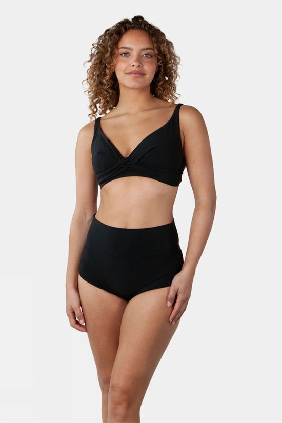 Womens Solid Shorts Bikini Brief