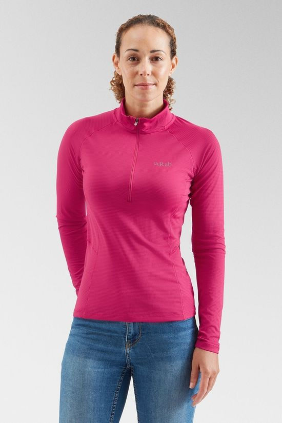 Womens Sonic Long Sleeve Zip Top