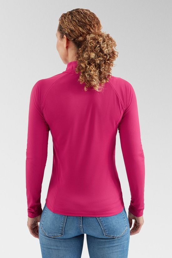 Womens Sonic Long Sleeve Zip Top