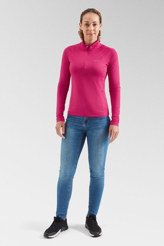 Womens Sonic Long Sleeve Zip Top