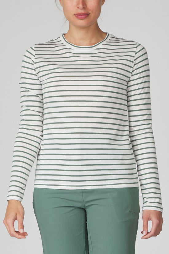 Womens Striped Long Sleeve T-Shirt
