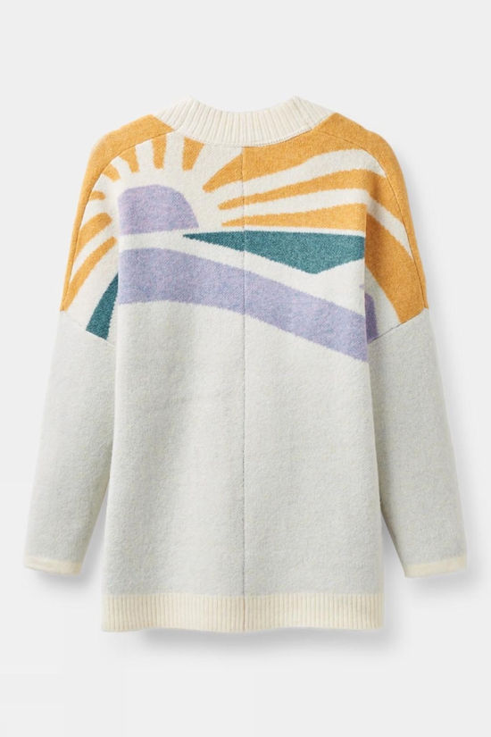 Womens Sunsets Recycled Knitted Cardigan