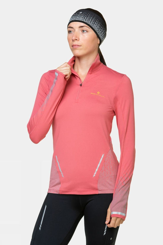 Womens Tech Reflect Half Zip Top
