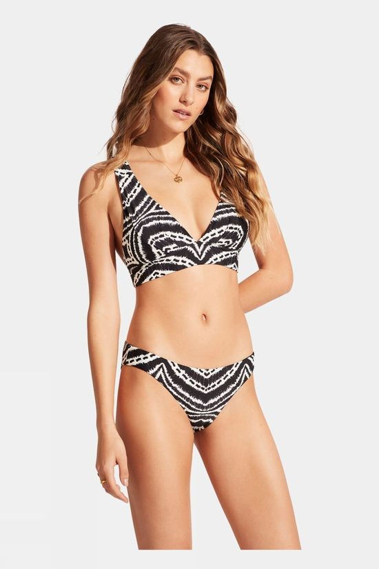 Womens "V" Neck Crop Top Bikini Top