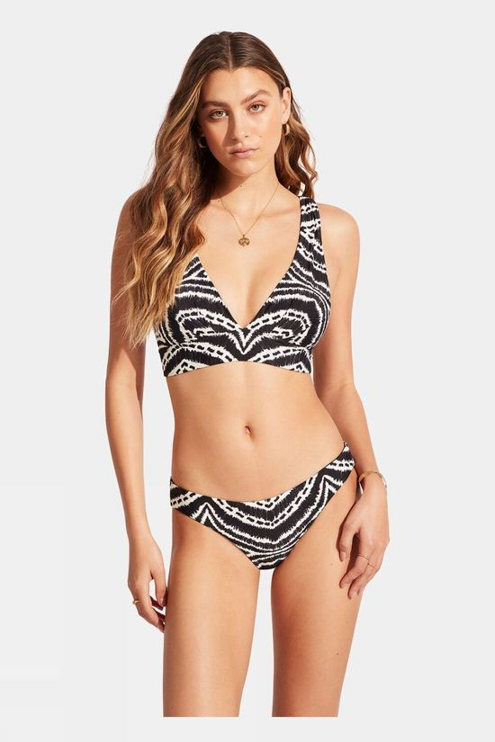 Womens "V" Neck Crop Top Bikini Top