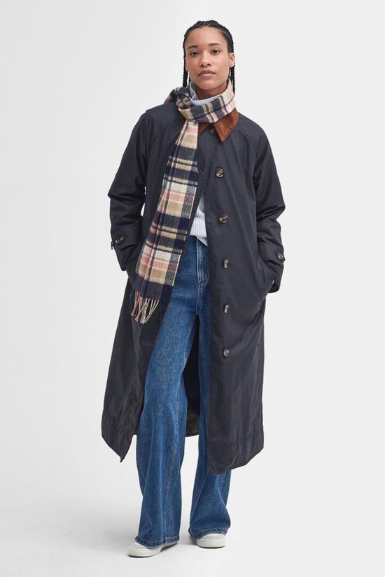 Womens Vintage Plaid Scarf