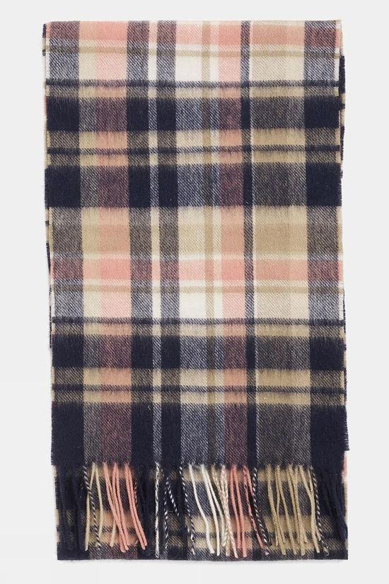 Womens Vintage Plaid Scarf