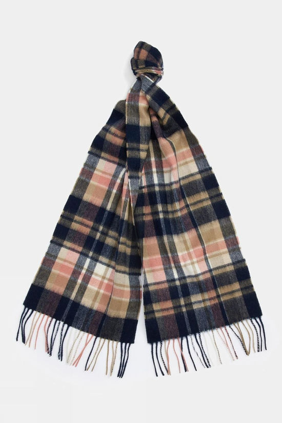 Womens Vintage Plaid Scarf