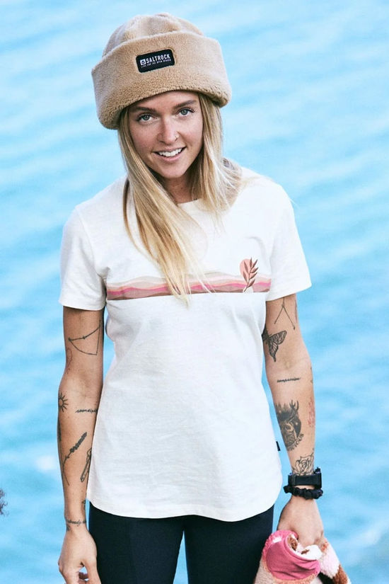 Womens Wavey Stripe T-Shirt