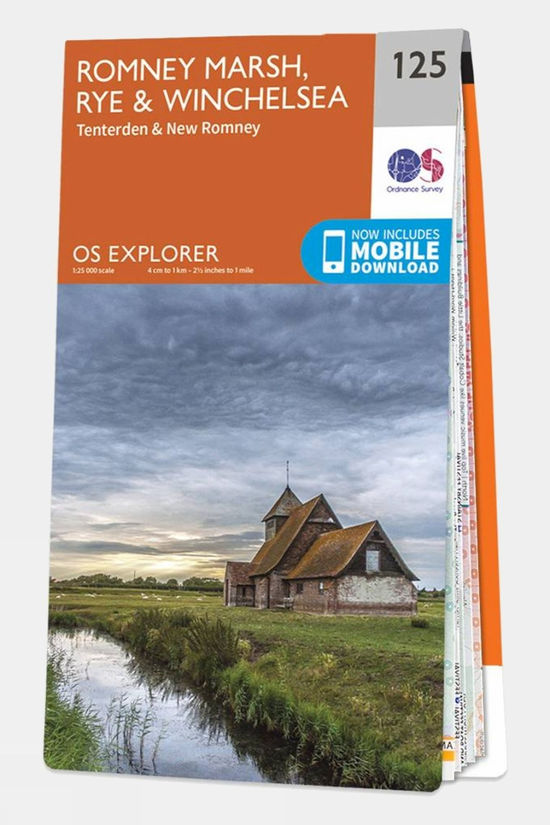 Explorer Map 125 Romney Marsh Rye and Winchelsea