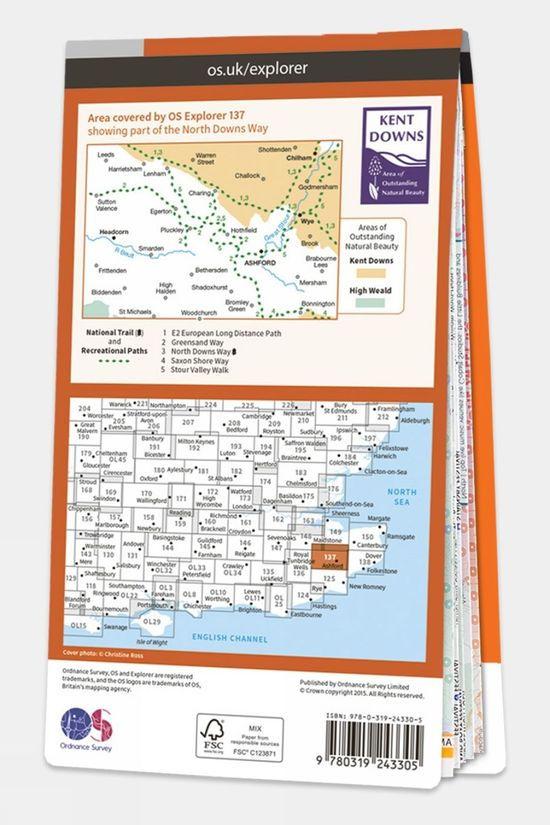 Explorer Map 137 Ashford Headcorn Chilham & Wye