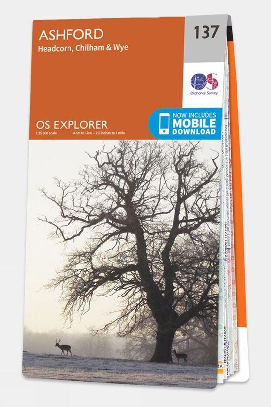 Explorer Map 137 Ashford Headcorn Chilham & Wye