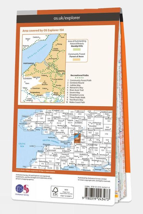 Explorer Map 154 Bristol West And Portishead