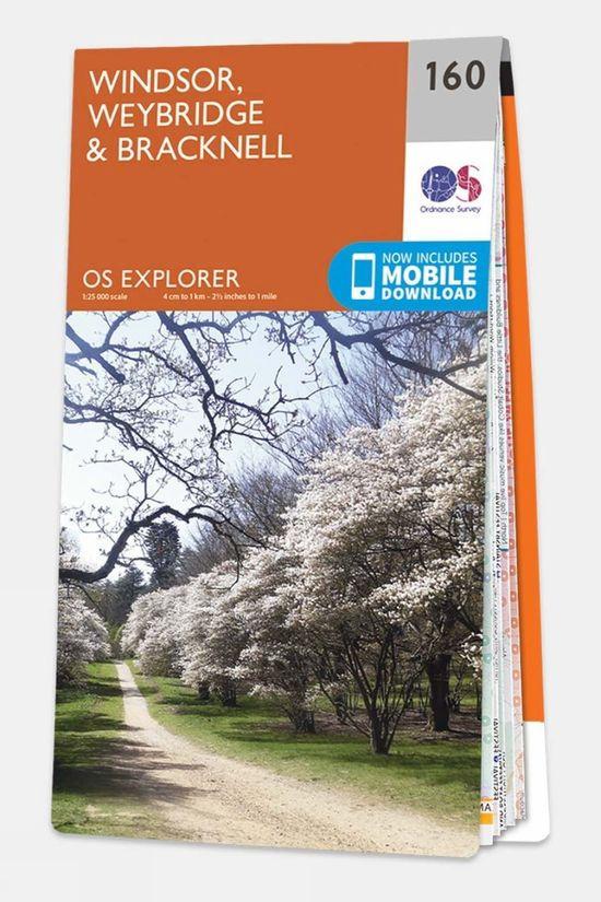 Explorer Map 160 Windsor Weybridge and Bracknell