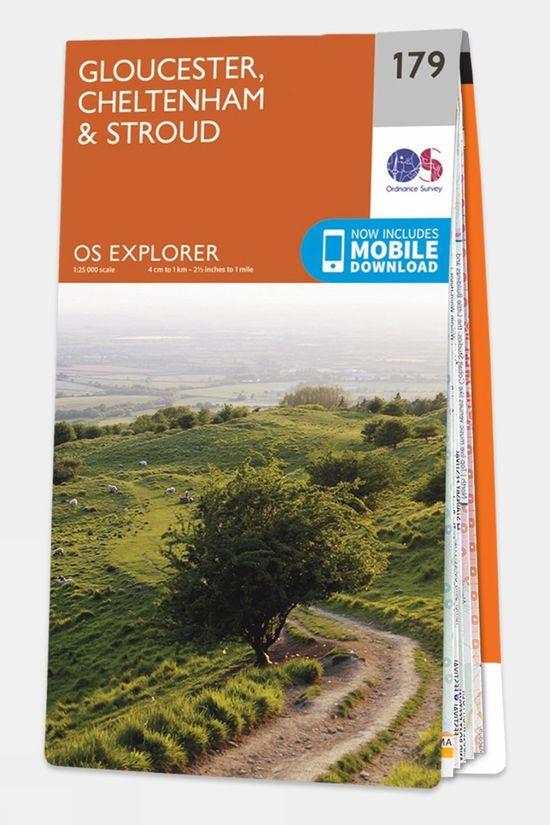 Explorer Map 179 Gloucester Cheltenham and Stroud