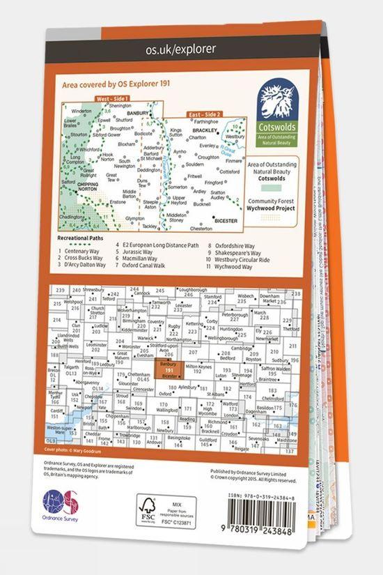 Explorer Map 191 Banbury Bicester And Chipping Norton