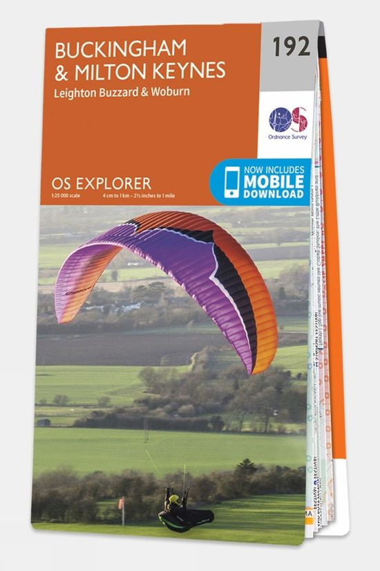 Explorer Map 192 Buckingham and Milton Keynes