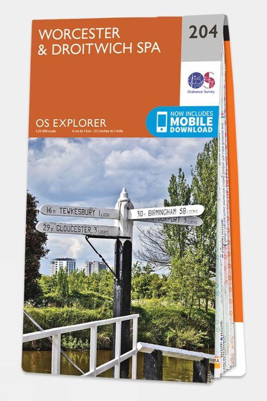 Explorer Map 204 Worcester and Droitwich Spa