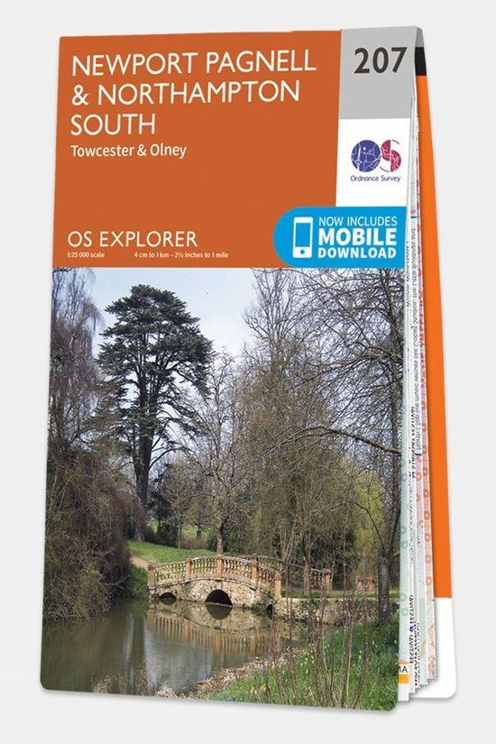Explorer Map 207 Newport Pagnell and Northampton South