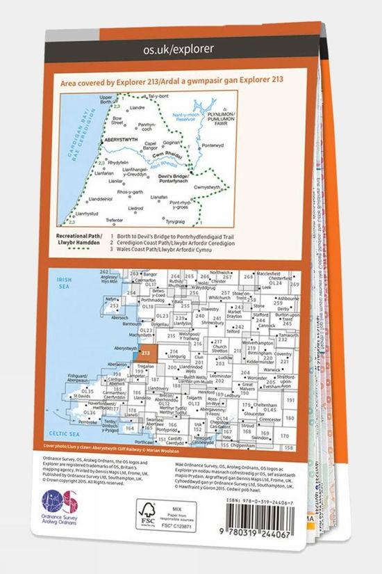 Explorer Map 213 Aberystwyth And Cwm Rheidol