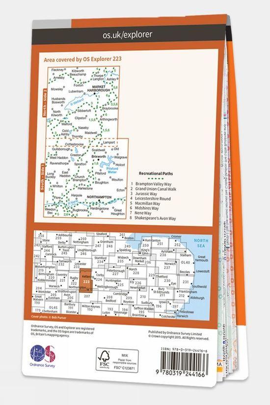 Explorer Map 223 Northampton And Market Harborough