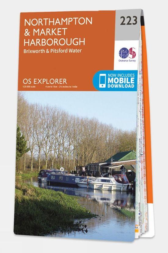 Explorer Map 223 Northampton and Market Harborough