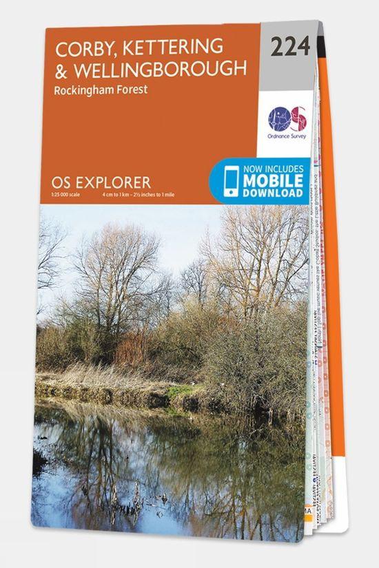 Explorer Map 224 Corby Kettering and Wellingborough