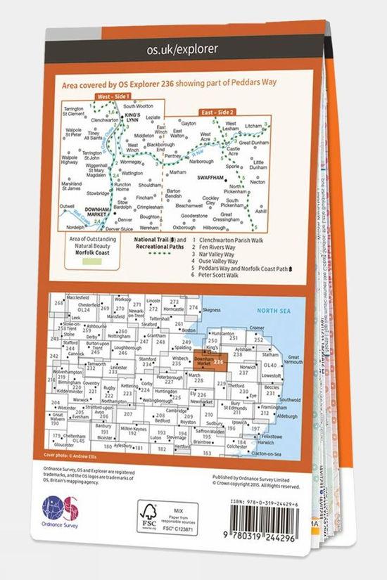Explorer Map 236 King's Lynn Downham Market And Swaffham