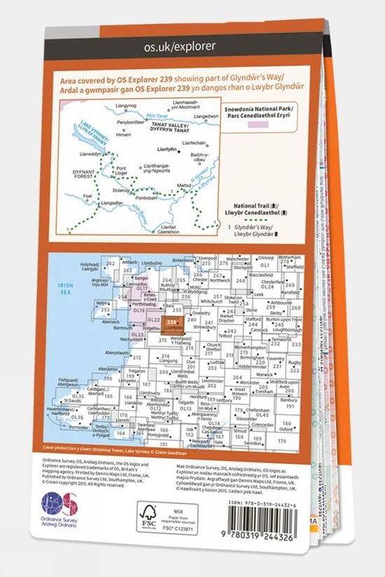 Explorer Map 239 Lake Vyrnwy And Llanfyllin