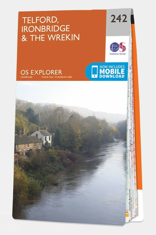 Explorer Map 242 Telford Ironbridge and The Wrekin