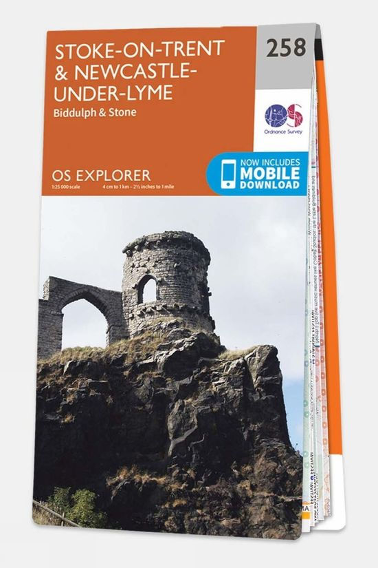 Explorer Map 258 Stoke-on-Trent and Newcastle-under-Lyme