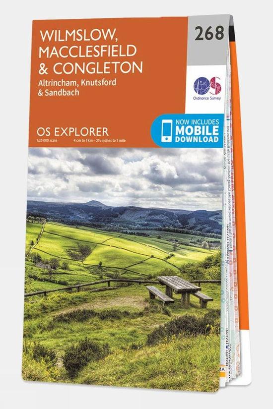 Explorer Map 268 Wilmslow Macclesfield and Congleton
