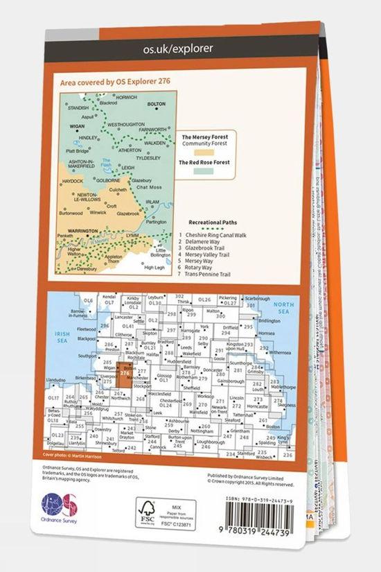 Explorer Map 276 Bolton Central Wigan And Warrington