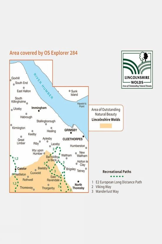 Explorer Map 284 Grimsby Cleethorpes And Immingham