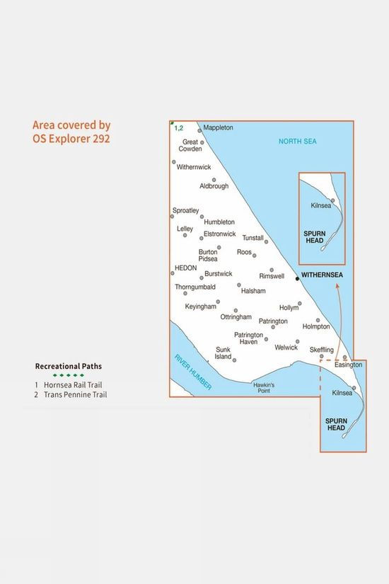 Explorer Map 292 Withernsea And Spurn Head