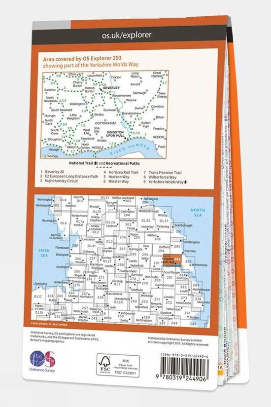 Explorer Map 293 Kingston Upon Hull And Beverley