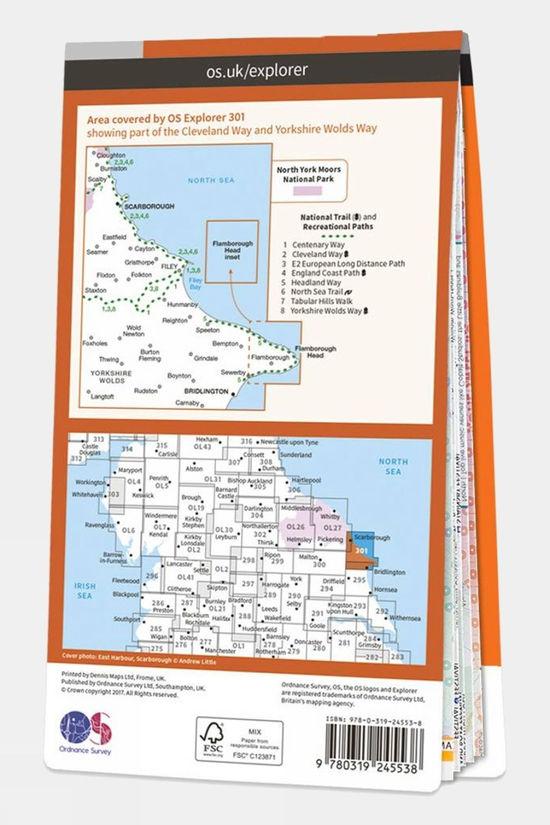 Explorer Map 301 Scarborough Bridlington And Flamborough Head