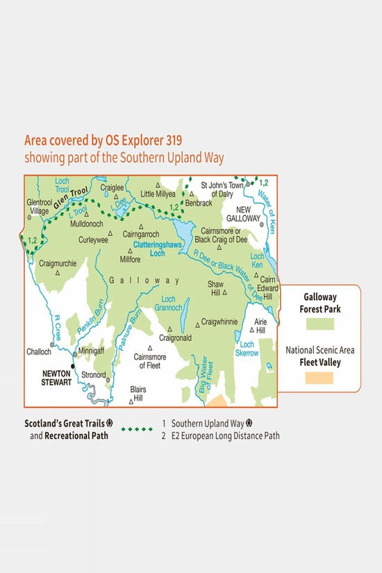 Explorer Map 319 Galloway Forest Park South