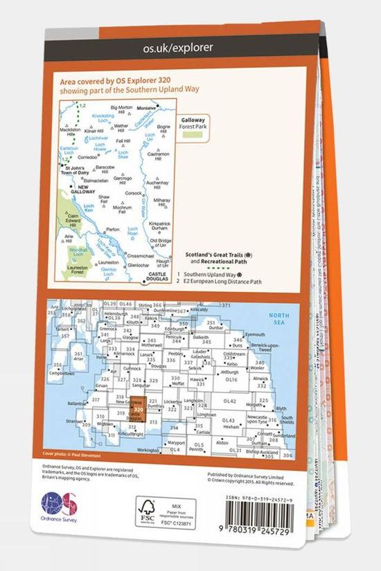 Explorer Map 320 Castle Douglas Loch Ken And New Galloway