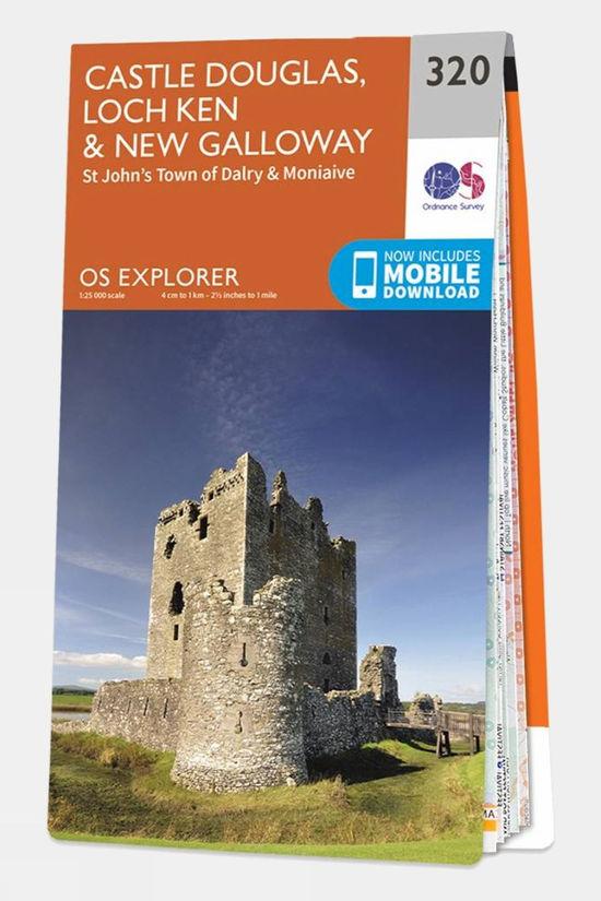 Explorer Map 320 Castle Douglas Loch Ken and New Galloway