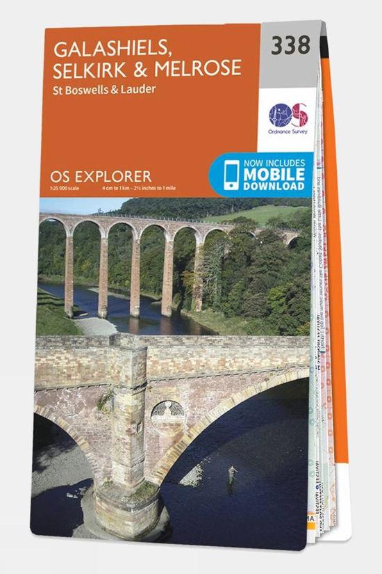 Explorer Map 338 Galashiels Selkirk and Melrose