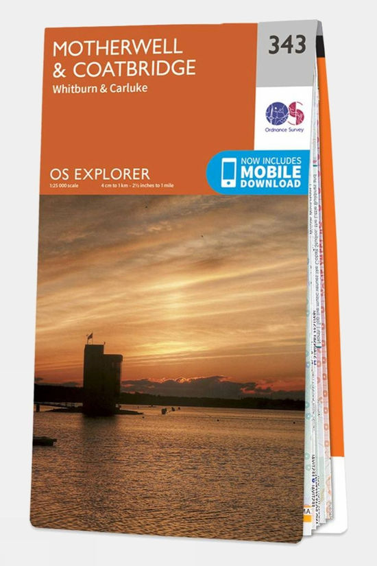 Explorer Map 343 Motherwell and Coatbridge