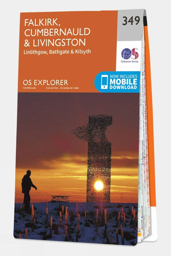 Explorer Map 349 Falkirk Cumbernauld and Livingston