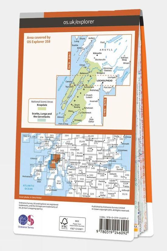 Explorer Map 358 Lochgilphead And Knapdale North